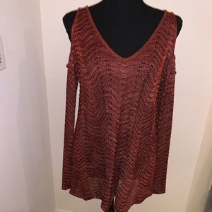 Cold Shoulder Sweater